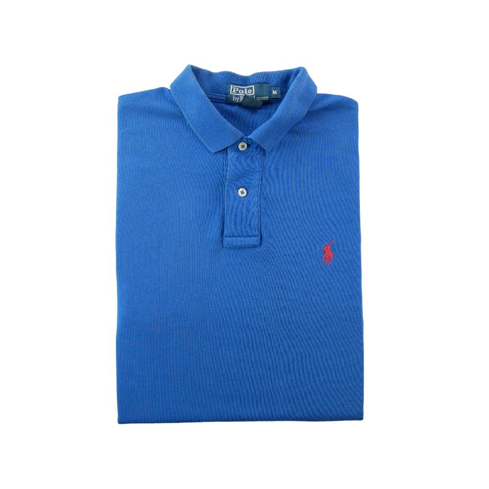 Golf - Polo Ralph Lauren Polo manches courtes Regular Fit Pony brodé rouge Homme Taille M Bleu #QWE1466 - photo 1