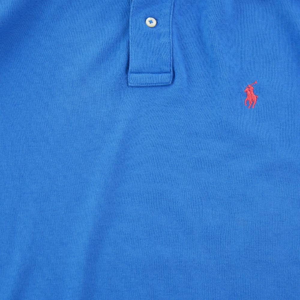 Golf - Polo Ralph Lauren Polo manches courtes Regular Fit Pony brodé rouge Homme Taille M Bleu #QWE1466 - photo 4