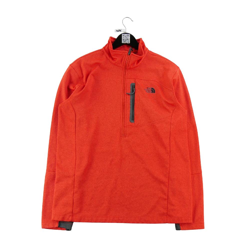 Sportswear - The North Face Pull polaire Canyonlands Half Zip Poche poitrine zippée Homme Taille L Rouge #QWE3686 - photo 1