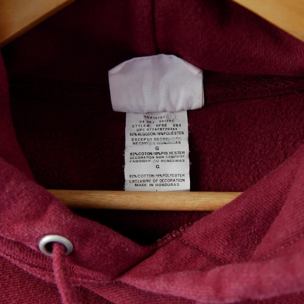 Sportswear - Champion Sweat à capuche Reverse Weave GF68 Logo script brodé Sepia Red VBX Homme Taille L #QWE7818 - photo 6