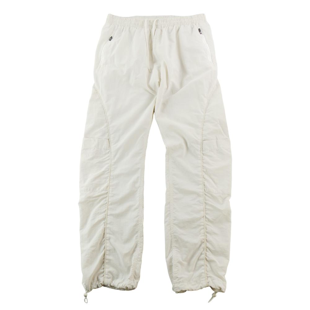 Sportswear - Fila Jogging Cargo doublé Nylon léger Poches zippées Bas ajustables Femme Taille L Beige #QWE1201 - photo 1