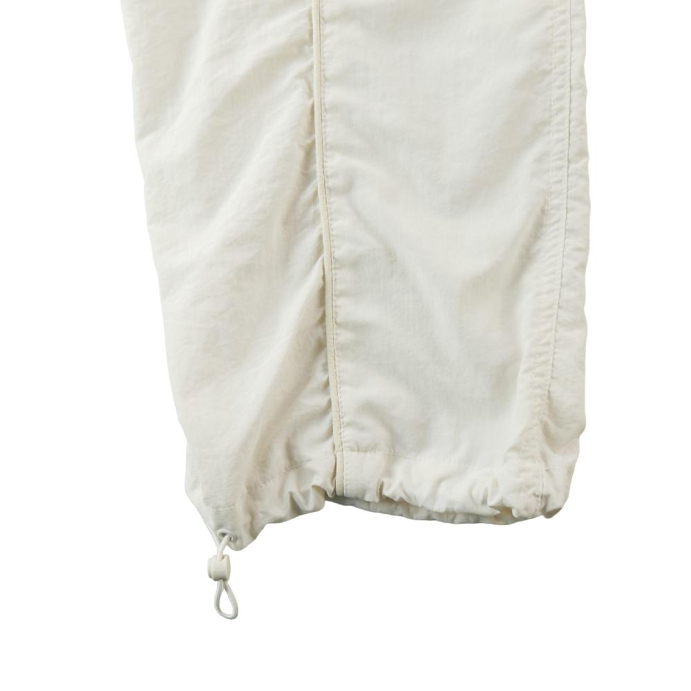 Sportswear - Fila Jogging Cargo doublé Nylon léger Poches zippées Bas ajustables Femme Taille L Beige #QWE1201 - photo 3