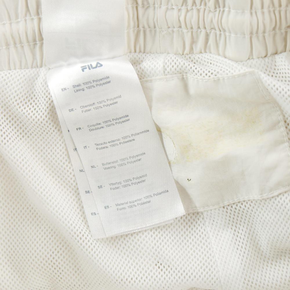 Sportswear - Fila Jogging Cargo doublé Nylon léger Poches zippées Bas ajustables Femme Taille L Beige #QWE1201 - photo 8