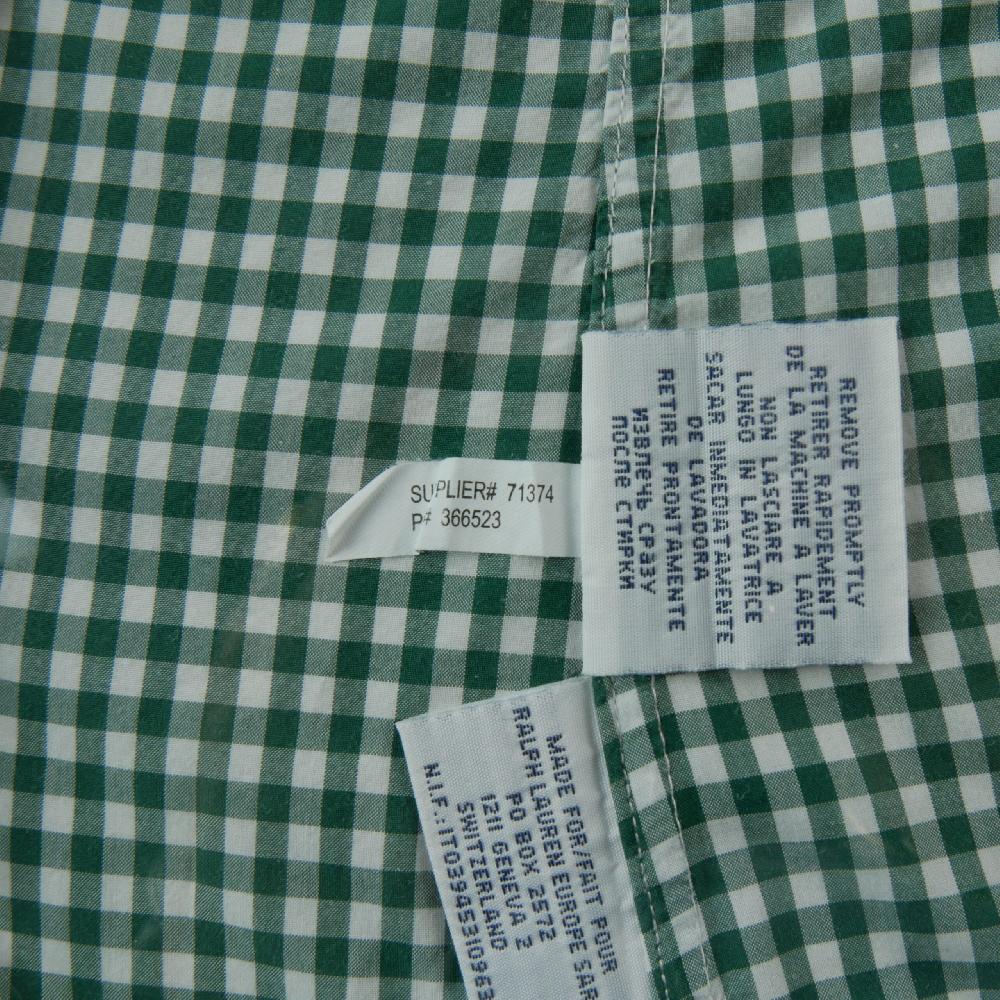 Sportswear - Polo Ralph Lauren Chemise classique Homme Taille L Vert #QWE3187 - photo 7
