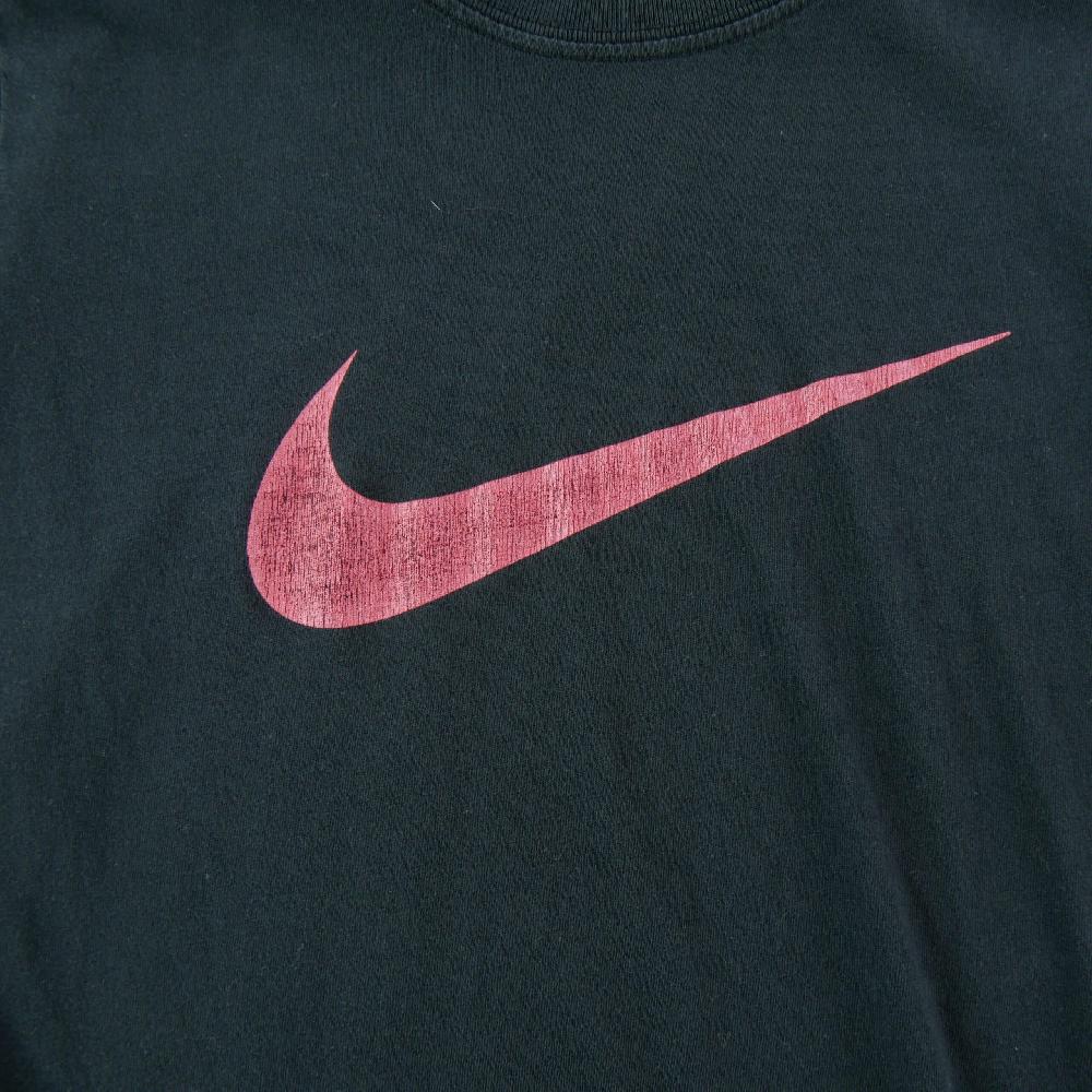 Sportswear - Nike T-shirt manches courtes Swoosh rose Slim Fit 100% coton Femme Taille M Noir #QWE5000 - photo 3
