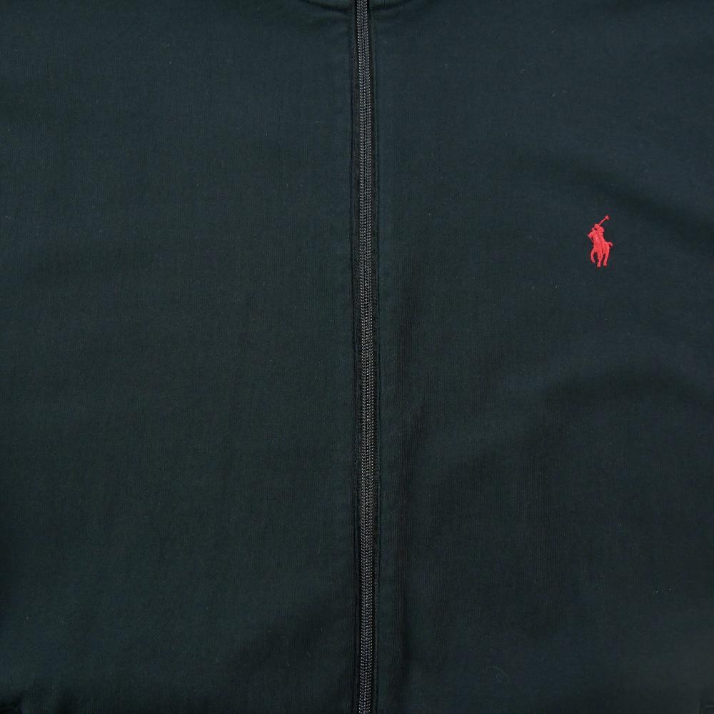 Fitness / Cardio training - Polo Ralph Lauren Veste Track Jacket Pony rouge brodé Bandes blanches Homme Taille 2XL Noir #QWE7820 - photo 4