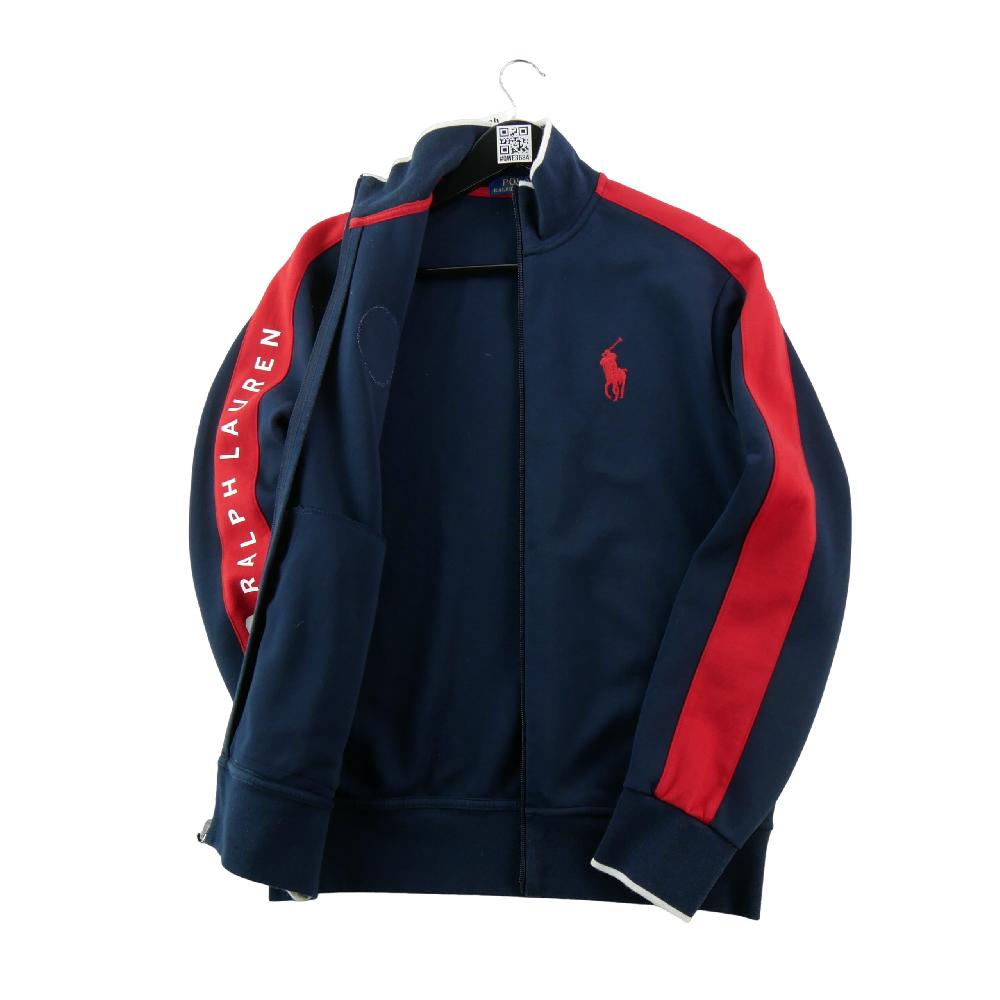 Sportswear - Polo Ralph Lauren Veste Écusson Est. 1967 Veste de survêtement zippée Homme Taille S Marine #QWE3684 - photo 3