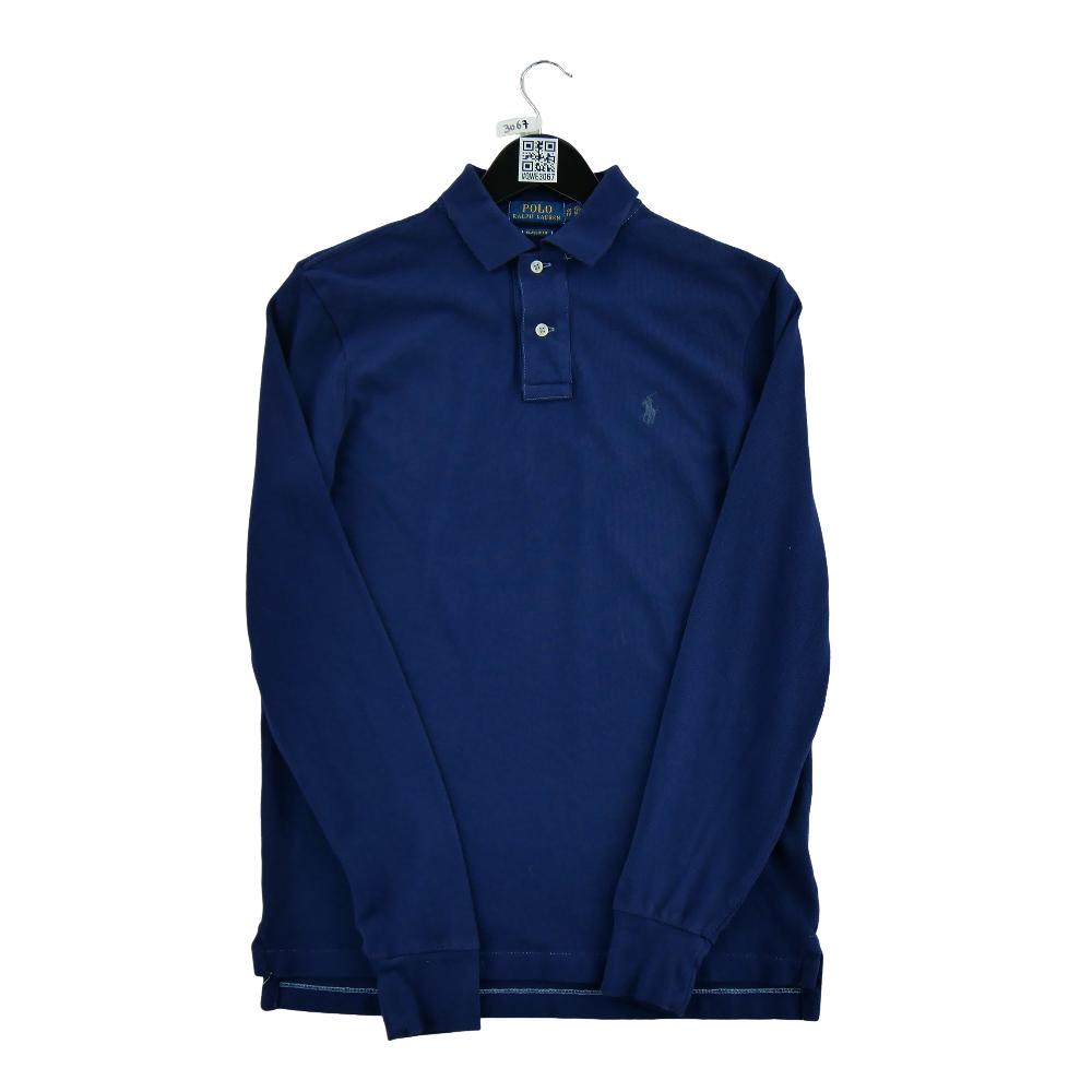 Golf - Polo Ralph Lauren Polo manches longues Classic Fit Pony Mesh Homme Taille XS Marine #QWE3307 - photo 1