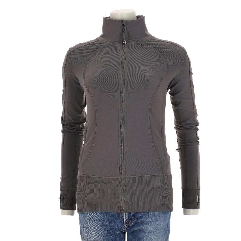 Fitness / Cardio training - Lululemon Veste Micro-Rib Femme Taille S Gris #QWE7617 - photo 1