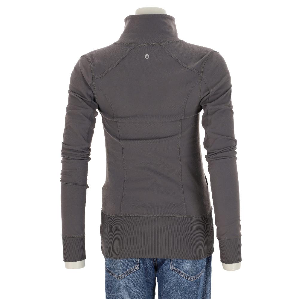 Fitness / Cardio training - Lululemon Veste Micro-Rib Femme Taille S Gris #QWE7617 - photo 2