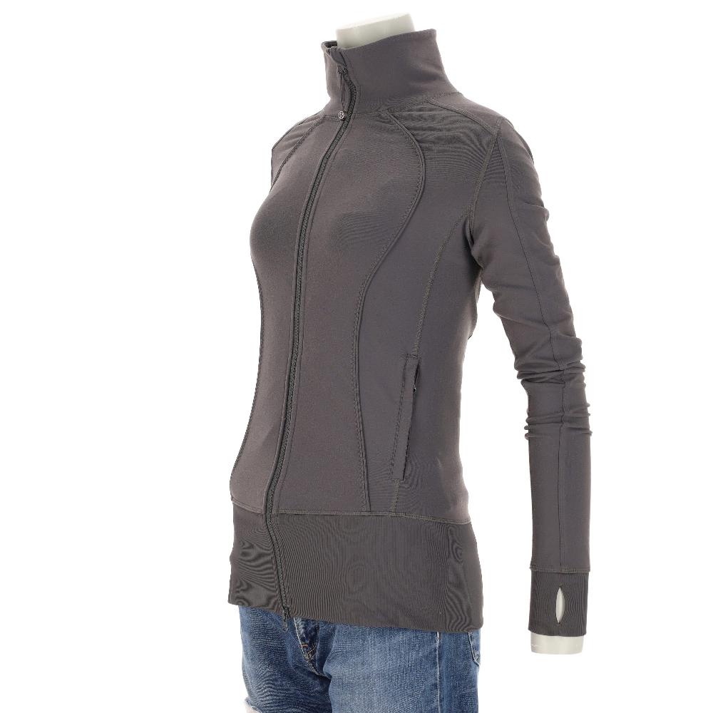 Fitness / Cardio training - Lululemon Veste Micro-Rib Femme Taille S Gris #QWE7617 - photo 4