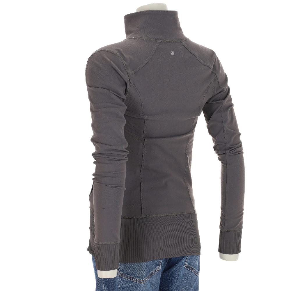 Fitness / Cardio training - Lululemon Veste Micro-Rib Femme Taille S Gris #QWE7617 - photo 5