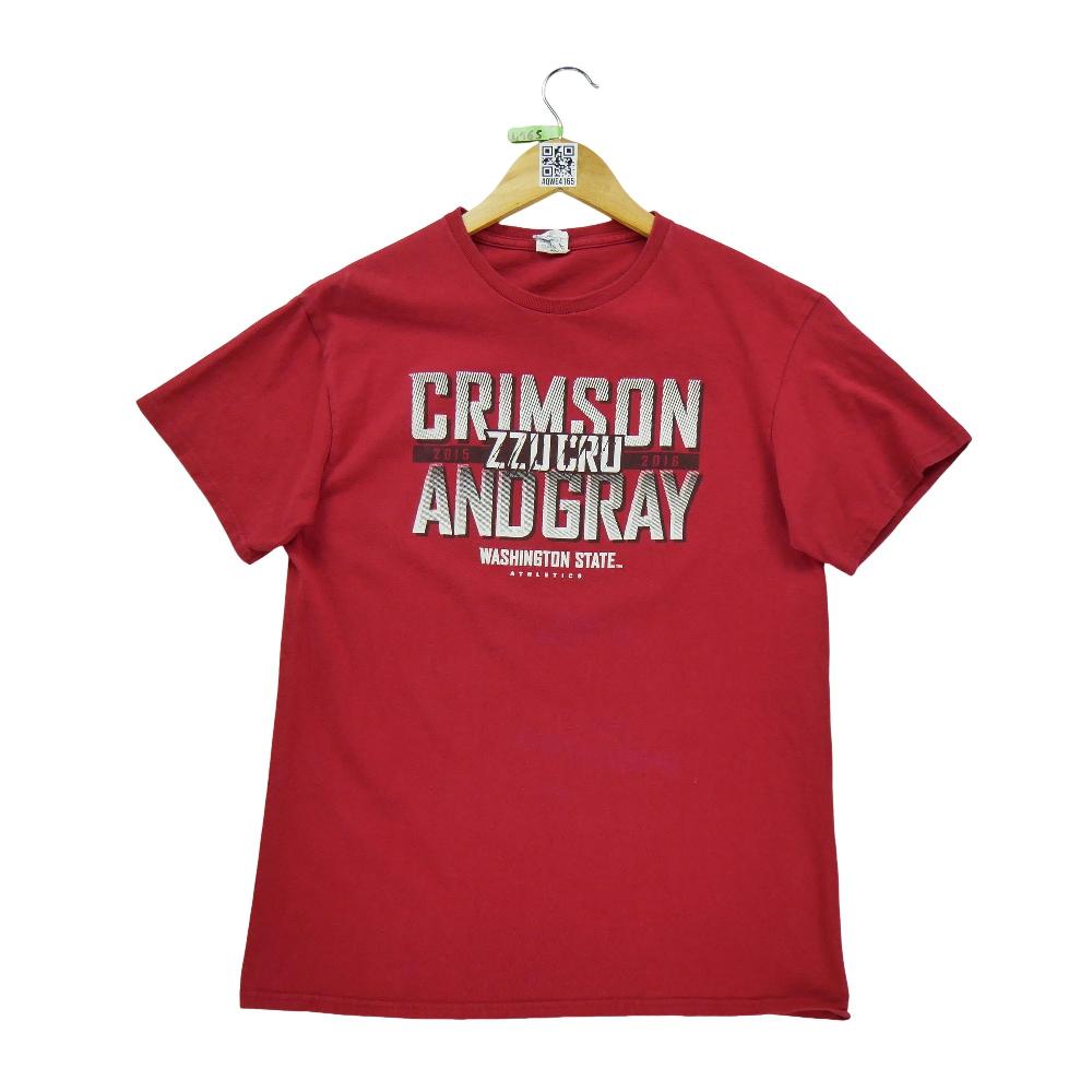 Fitness / Cardio training - NCAA T-shirt manches courtes Crimson Homme Taille M Rouge #QWE0587 - photo 1