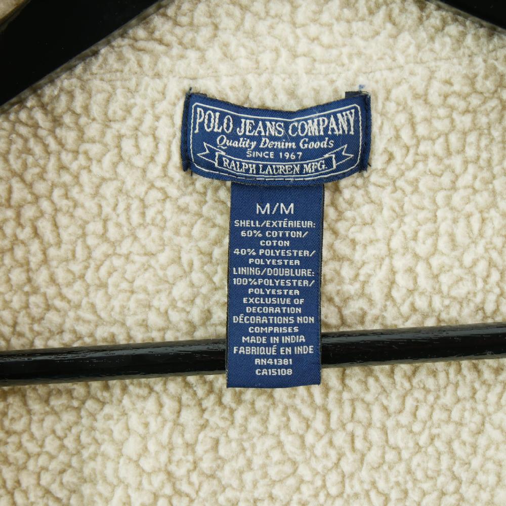 Sportswear - Polo Ralph Lauren Veste Polo Jean Company Sherpa Lined Crest 1967 Full Zip Homme Taille M #QWE1112 - photo 6