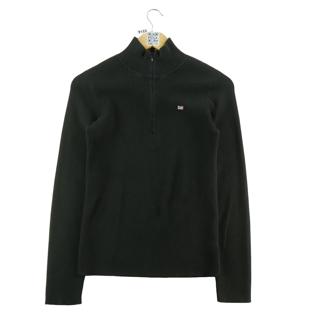 Sportswear - Polo Ralph Lauren Pull RL Flag Femme Taille L Noir #QWE7137 - photo 1