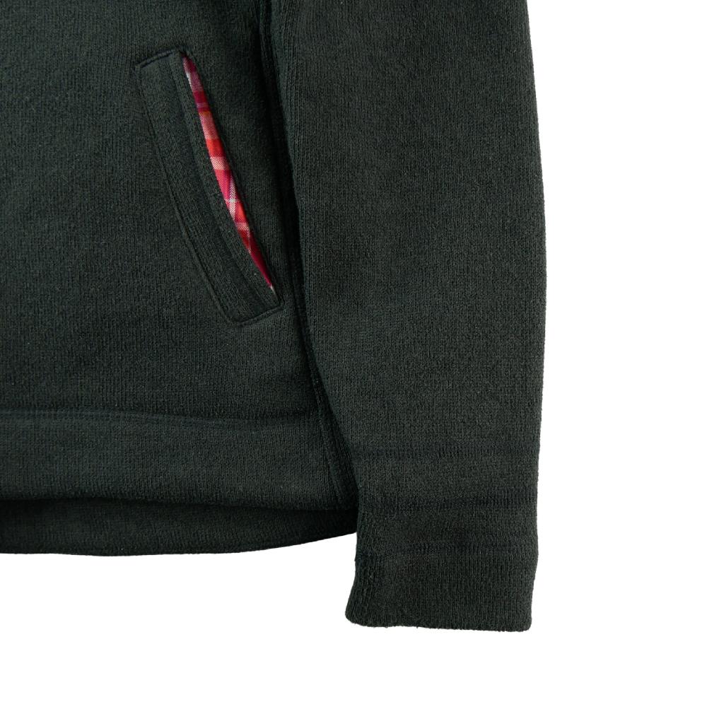 Sportswear - The North Face Sweat à capuche Col pressionné Doublure à carreaux Femme Taille XS Noir #QWE7157 - photo 3