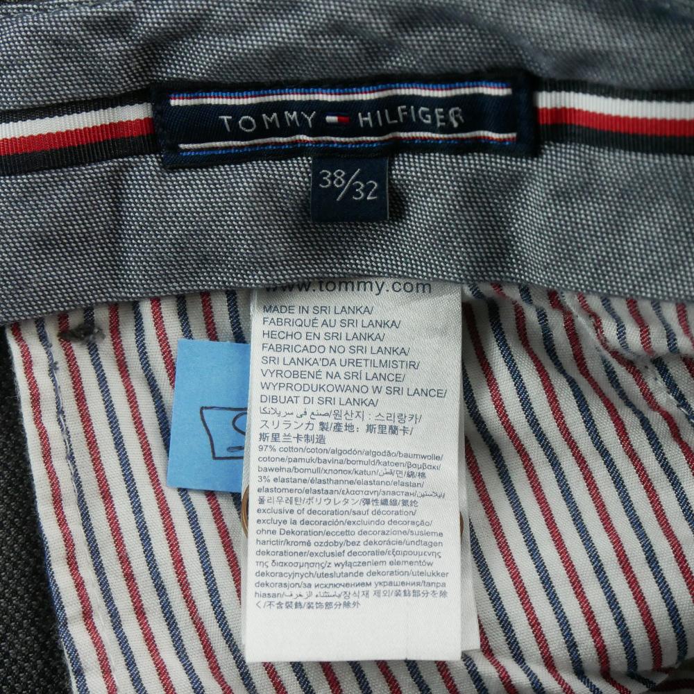 Sportswear - Tommy Hilfiger Pantalon chino W38/32 Taille W38/L32 Homme Gris #QWE4092 - photo 7