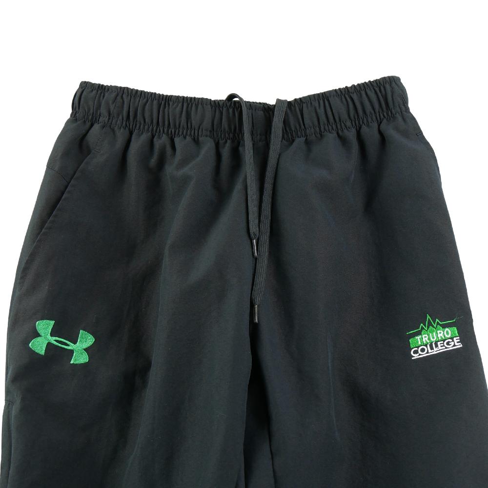 Fitness / Cardio training - Under Armour Jogging Bas zippés Broderie collège Empiècements verts Femme Taille XS Noir #QWE7731 - photo 5