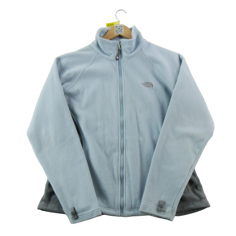 Sportswear - The North Face Pull polaire TKA 200 Polaire zippée Empiècements nylon Femme Taille L Bleu #QWE1255 - photo 1