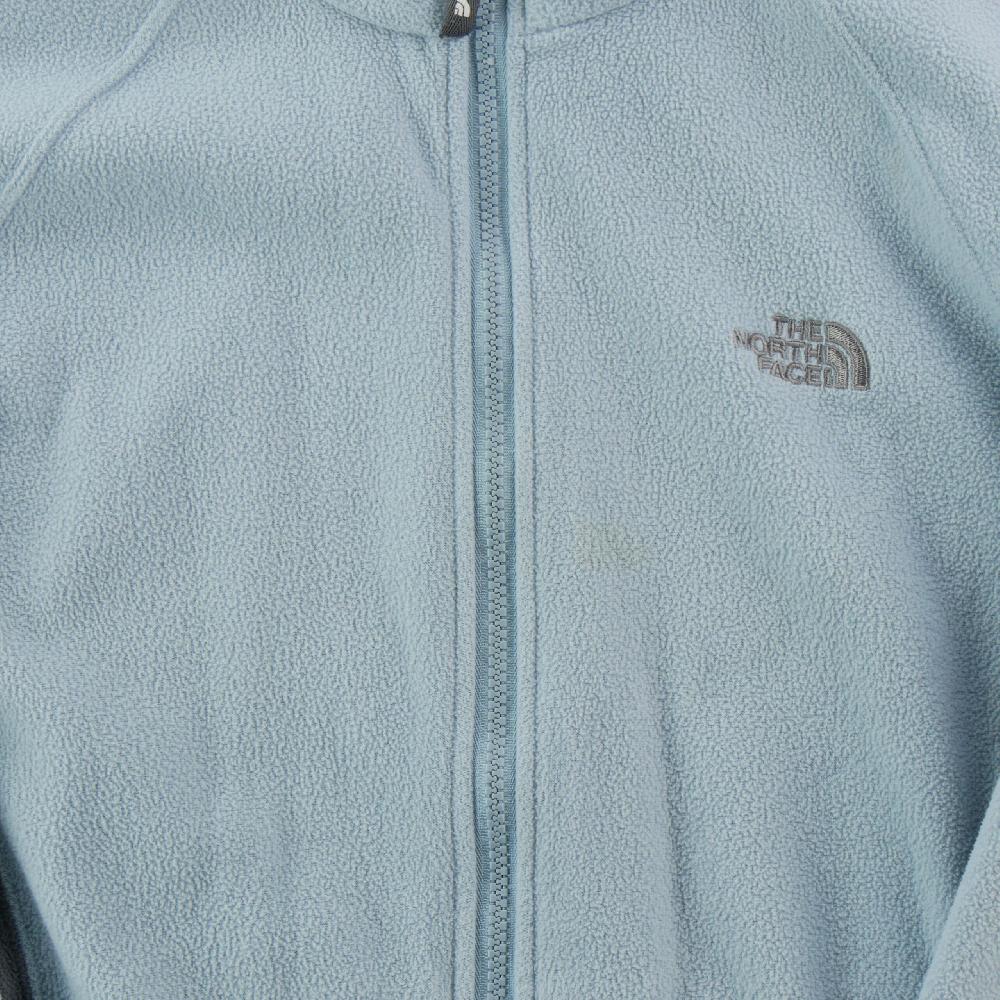 Sportswear - The North Face Pull polaire TKA 200 Polaire zippée Empiècements nylon Femme Taille L Bleu #QWE1255 - photo 4