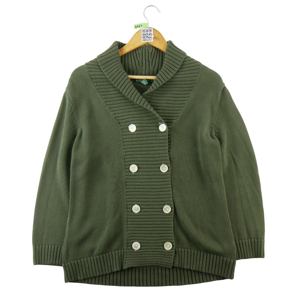 Sportswear - Lauren Ralph Lauren Pull cardigan Femme Taille L Kaki #QWE4167 - photo 1