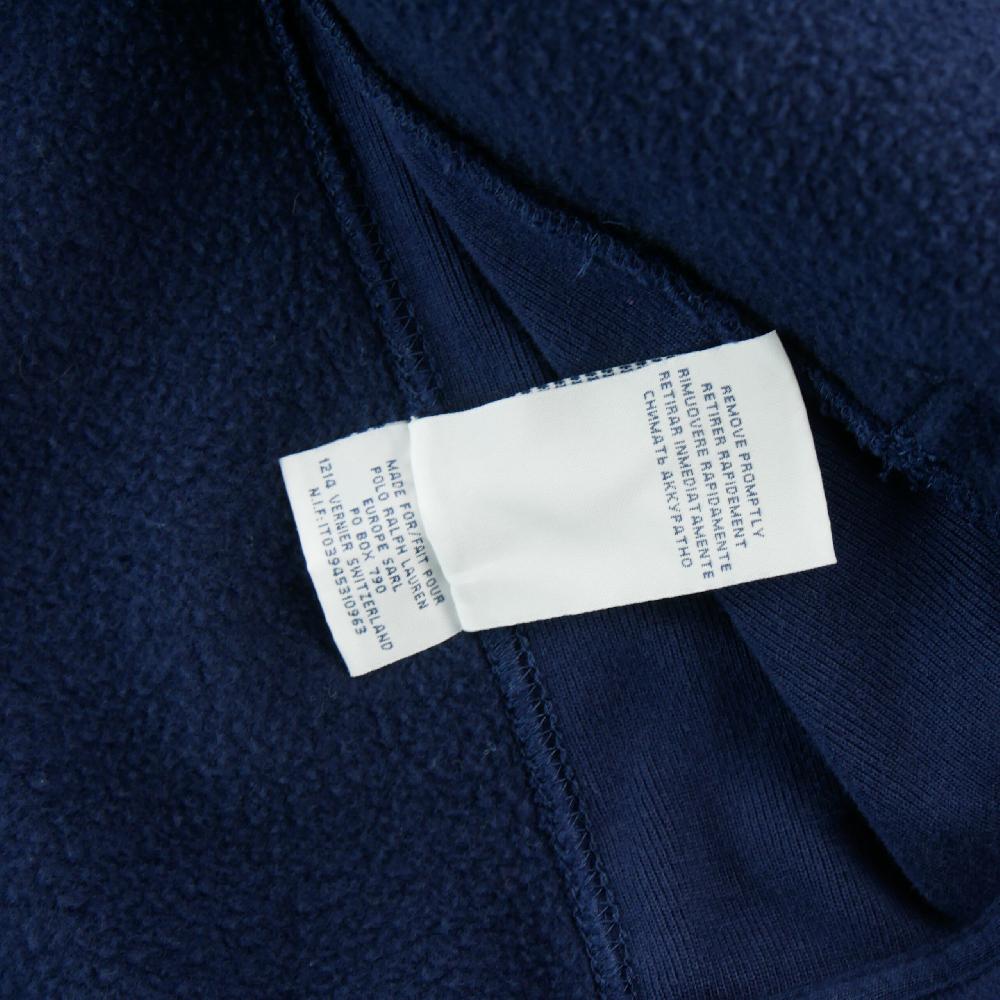 Sportswear - Polo Ralph Lauren Veste Pony brodé blanc Bandes blanches contrastées Homme Taille XL Marine #QWE4434 - photo 7