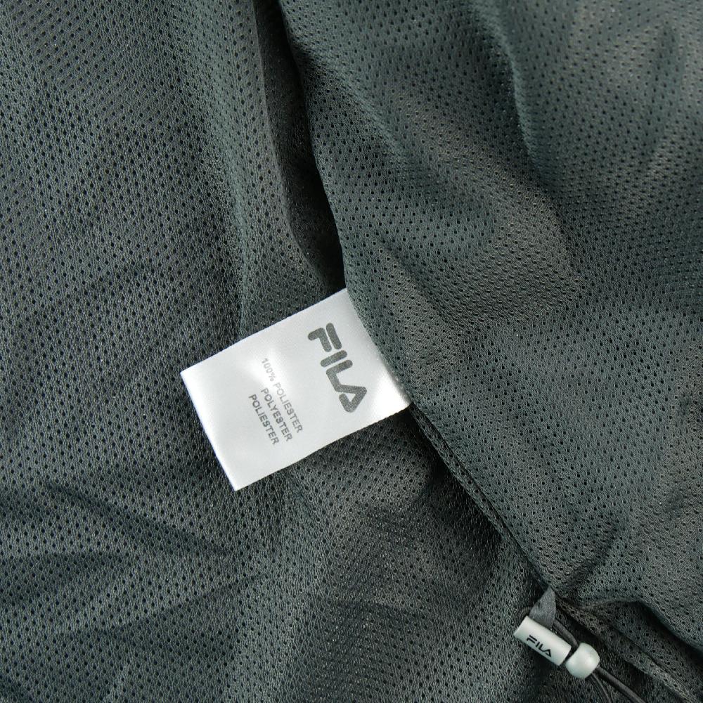 Sportswear - Fila Veste Color block gris et noir Doublure mesh Poignets ajustables Homme Taille L #QWE0210 - photo 7