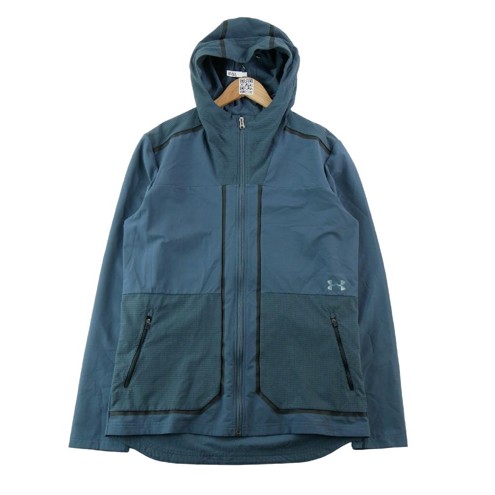 Sportswear - Under Armour Veste Fitted Stretch Technique Empiècements renforcés Homme Taille L Bleu #QWE3732 - photo 1