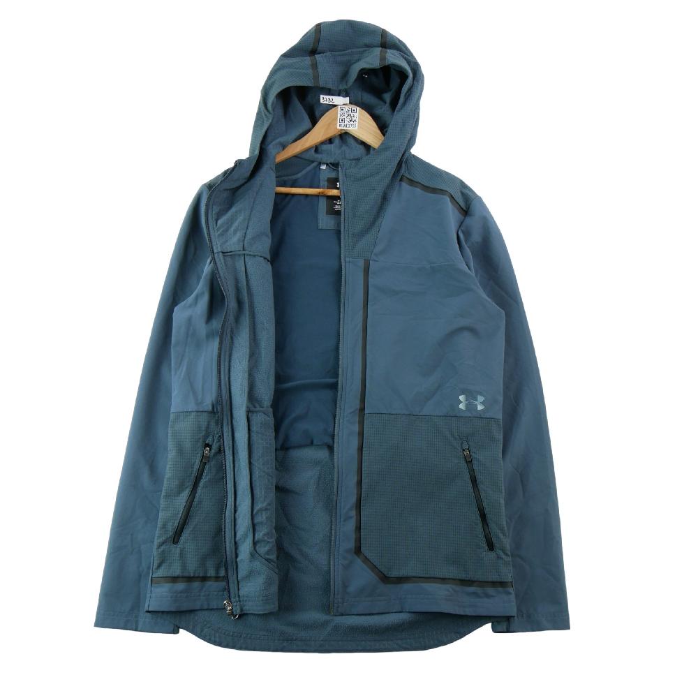 Sportswear - Under Armour Veste Fitted Stretch Technique Empiècements renforcés Homme Taille L Bleu #QWE3732 - photo 3