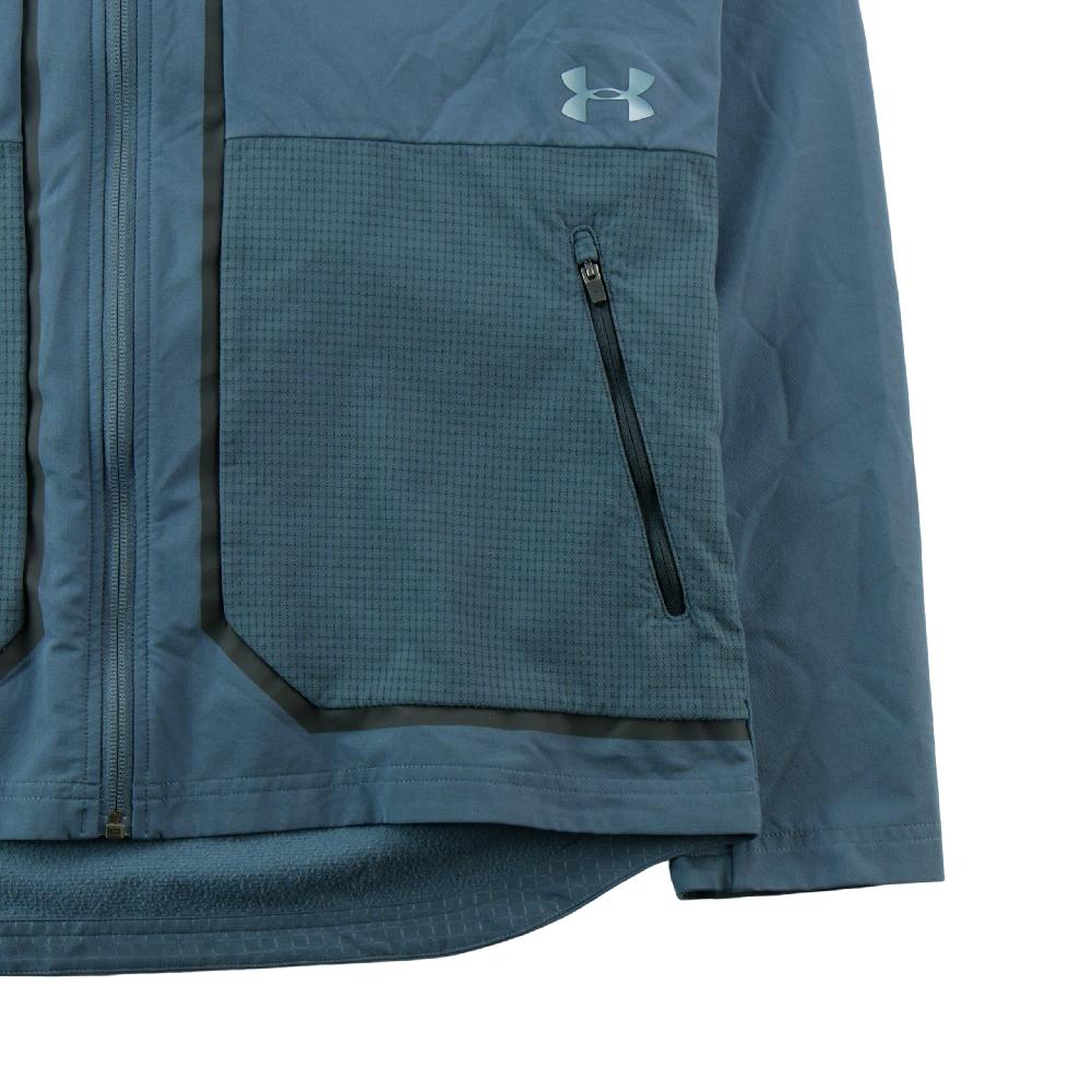 Sportswear - Under Armour Veste Fitted Stretch Technique Empiècements renforcés Homme Taille L Bleu #QWE3732 - photo 5