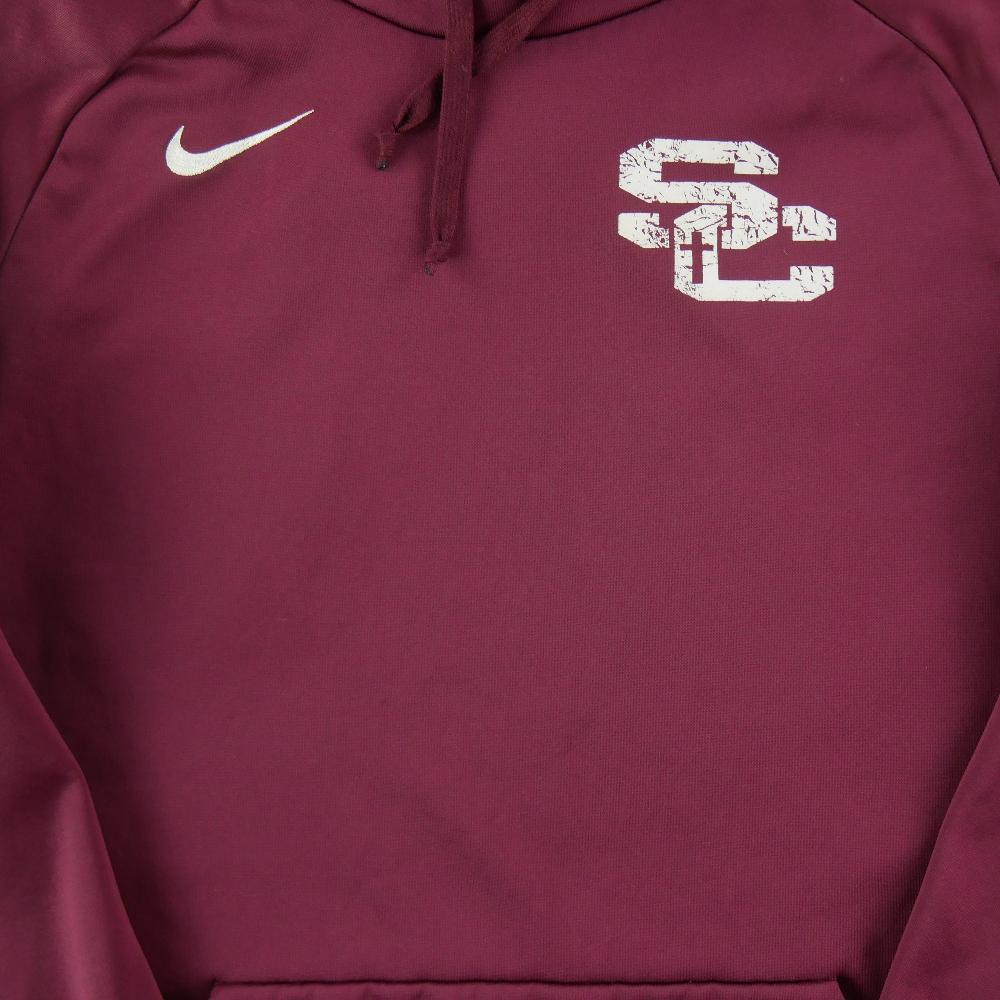 Fitness / Cardio training - Nike Sweat à capuche Homme Taille XL Bordeaux #QWE1642 - photo 3