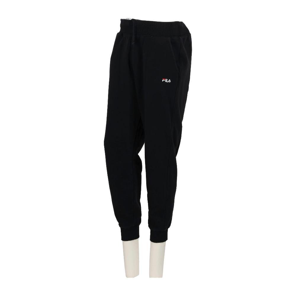 Fitness / Cardio training - Fila Jogging Fleece Jogger Logo brodé Jambe fuselée Molleton coton Bas-côtes Femme Taille L #QWE3910 - photo 1