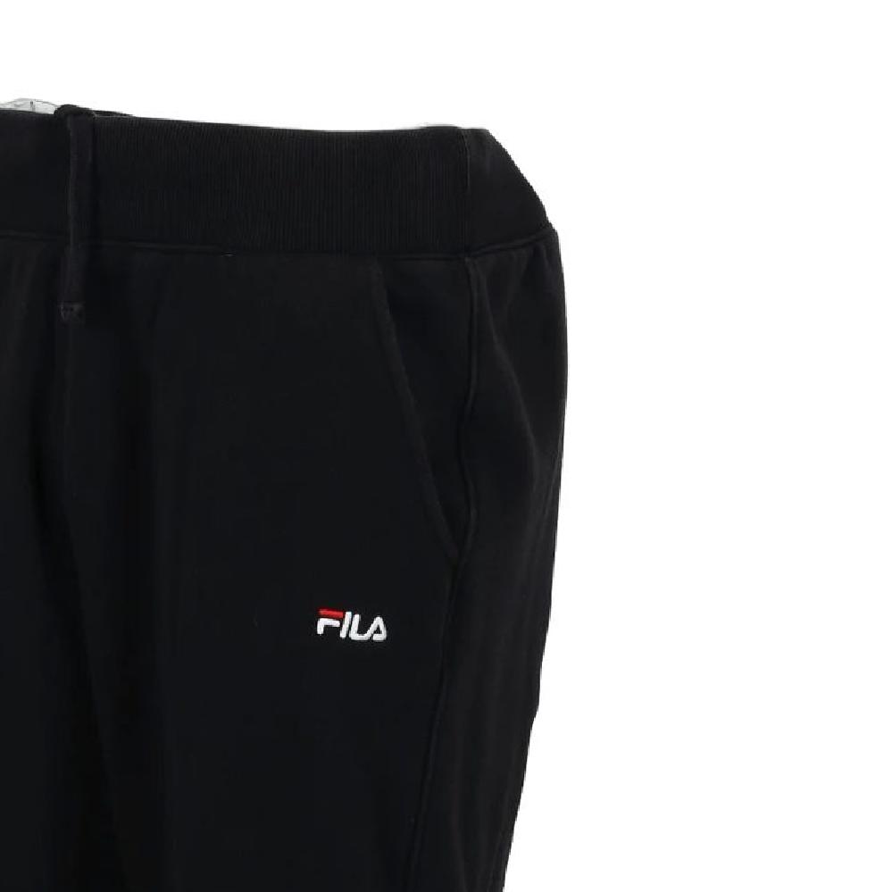 Fitness / Cardio training - Fila Jogging Fleece Jogger Logo brodé Jambe fuselée Molleton coton Bas-côtes Femme Taille L #QWE3910 - photo 6