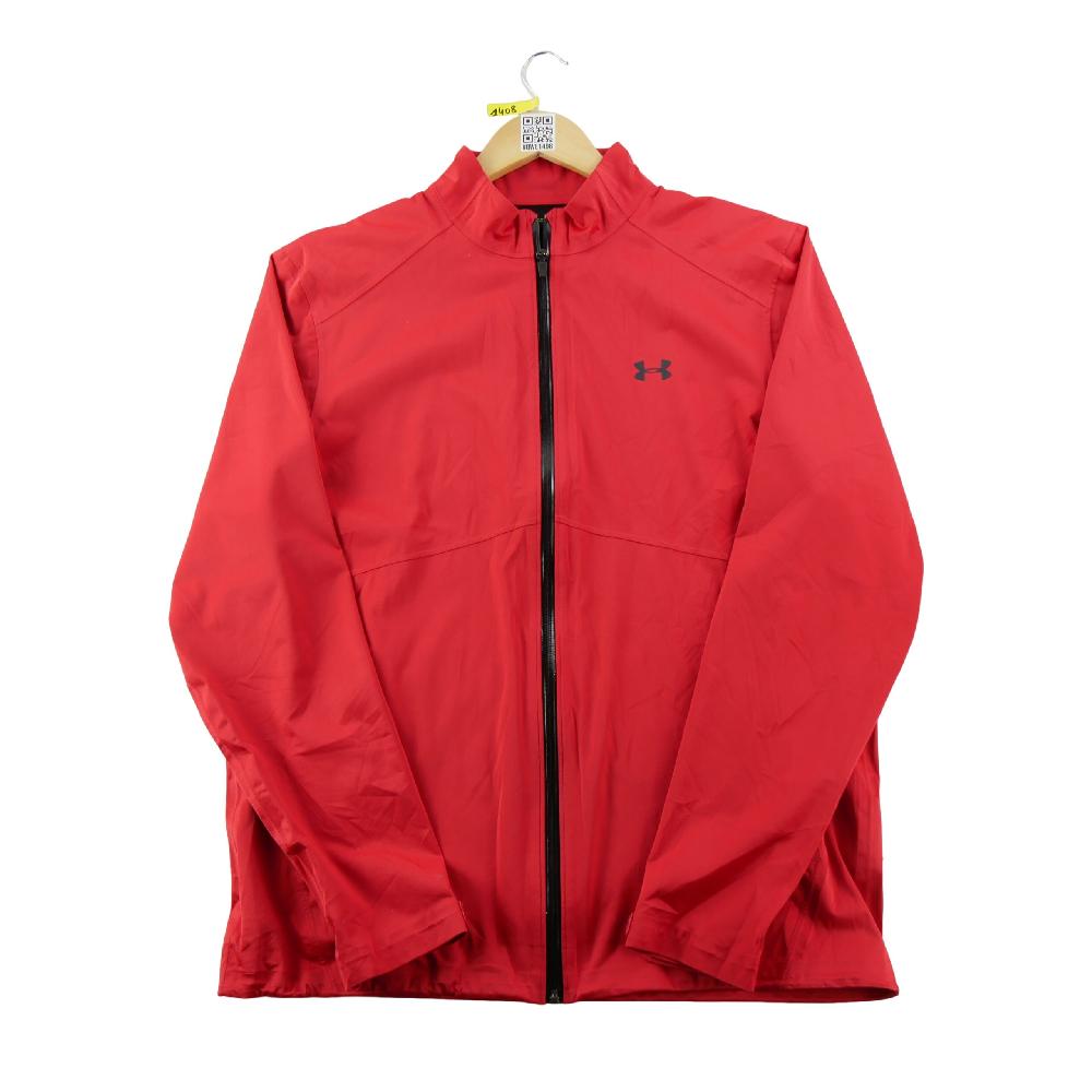 Golf - Under Armour Veste Storm Rain Jacket UA Storm Veste golf imperméable Homme Taille L Rouge #QWE1408 - photo 1