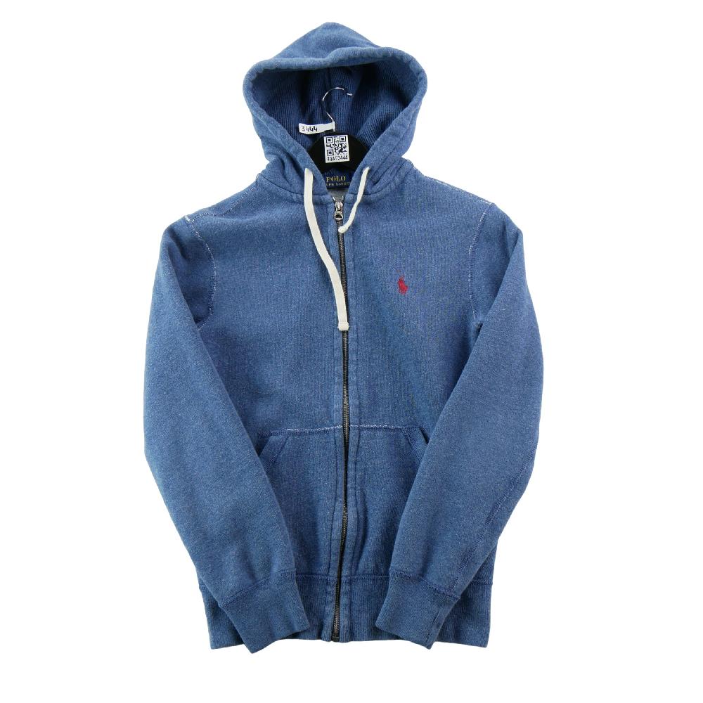 Sportswear - Polo Ralph Lauren Sweat à capuche Full zip Pony Capuche à cordons Femme Taille XS Bleu #QWE3444 - photo 1