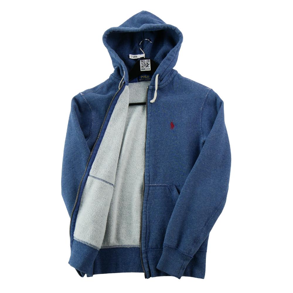 Sportswear - Polo Ralph Lauren Sweat à capuche Full zip Pony Capuche à cordons Femme Taille XS Bleu #QWE3444 - photo 3