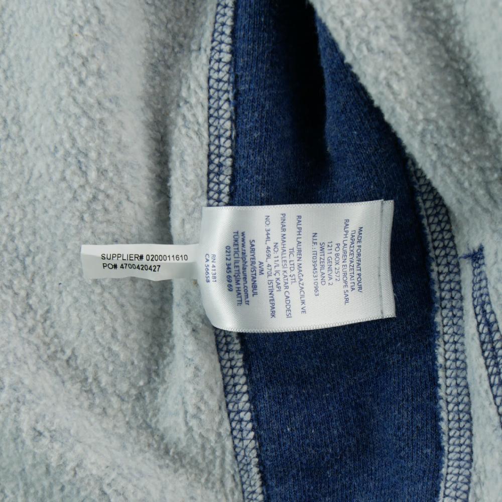Sportswear - Polo Ralph Lauren Sweat à capuche Full zip Pony Capuche à cordons Femme Taille XS Bleu #QWE3444 - photo 7