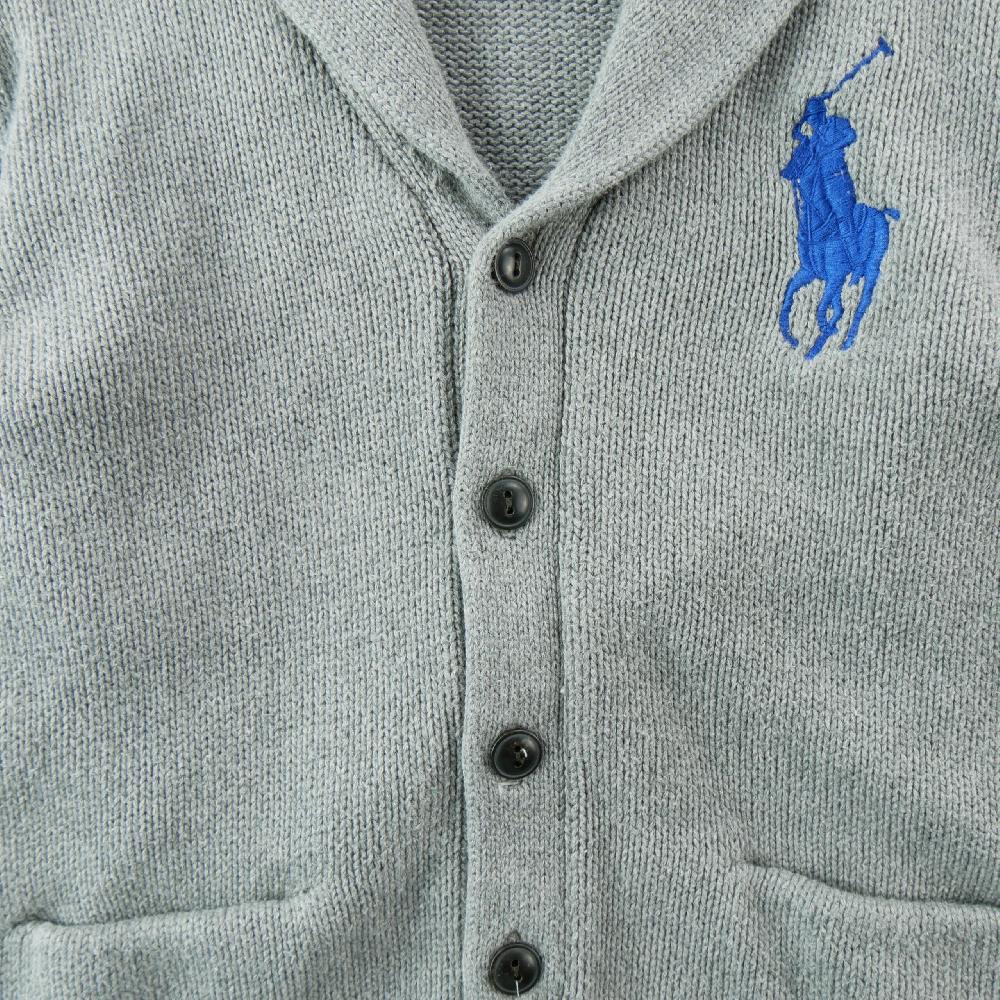 Sportswear - Polo Ralph Lauren Gilets Cardigan col châle Big Pony Chiffre 3 brodé Garçon Taille 7 ans #QWE3901 - photo 3