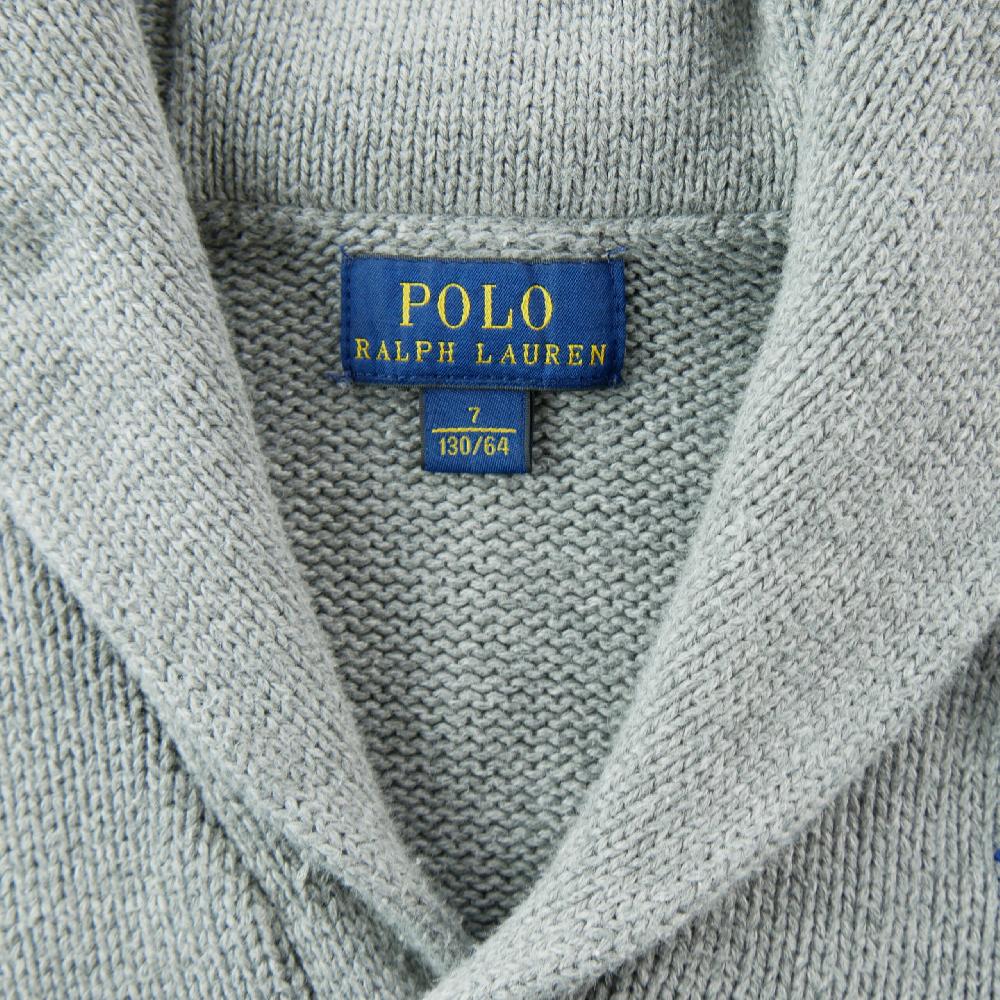 Sportswear - Polo Ralph Lauren Gilets Cardigan col châle Big Pony Chiffre 3 brodé Garçon Taille 7 ans #QWE3901 - photo 6