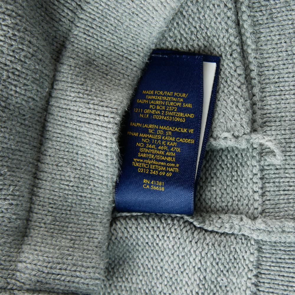Sportswear - Polo Ralph Lauren Gilets Cardigan col châle Big Pony Chiffre 3 brodé Garçon Taille 7 ans #QWE3901 - photo 8