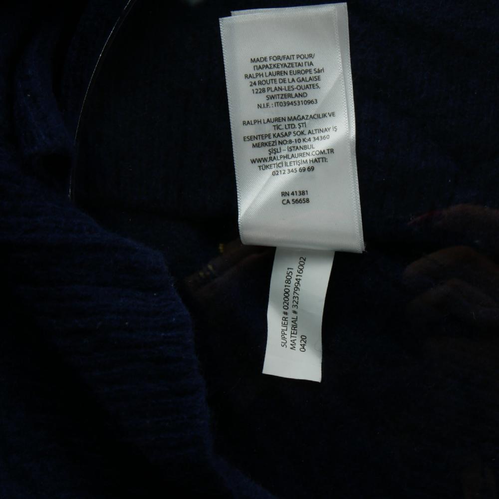 Sportswear - Polo Ralph Lauren Pull Pony Polo brodé Maille laine cachemire Col rond Garçon Taille 8 ans #QWE4334 - photo 8