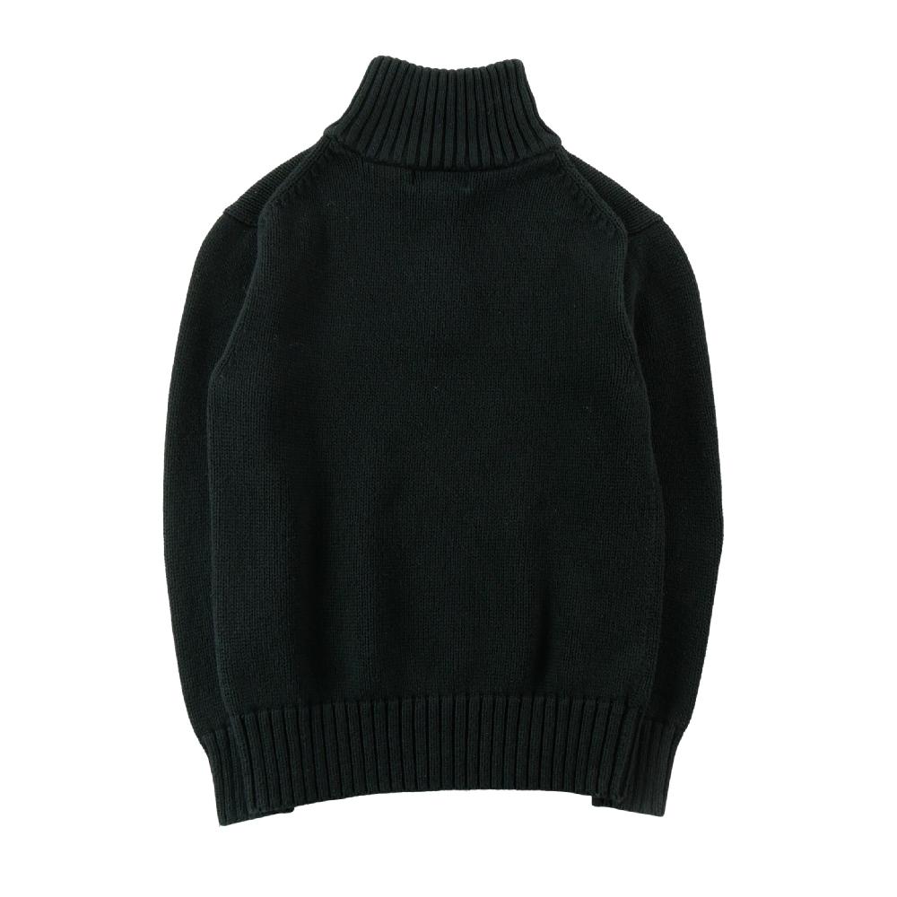 Sportswear - Polo Ralph Lauren Pull 1/4 zip Pony rouge brodé Col montant côtelé Garçon Taille 8 ans Noir #QWE7757 - photo 2