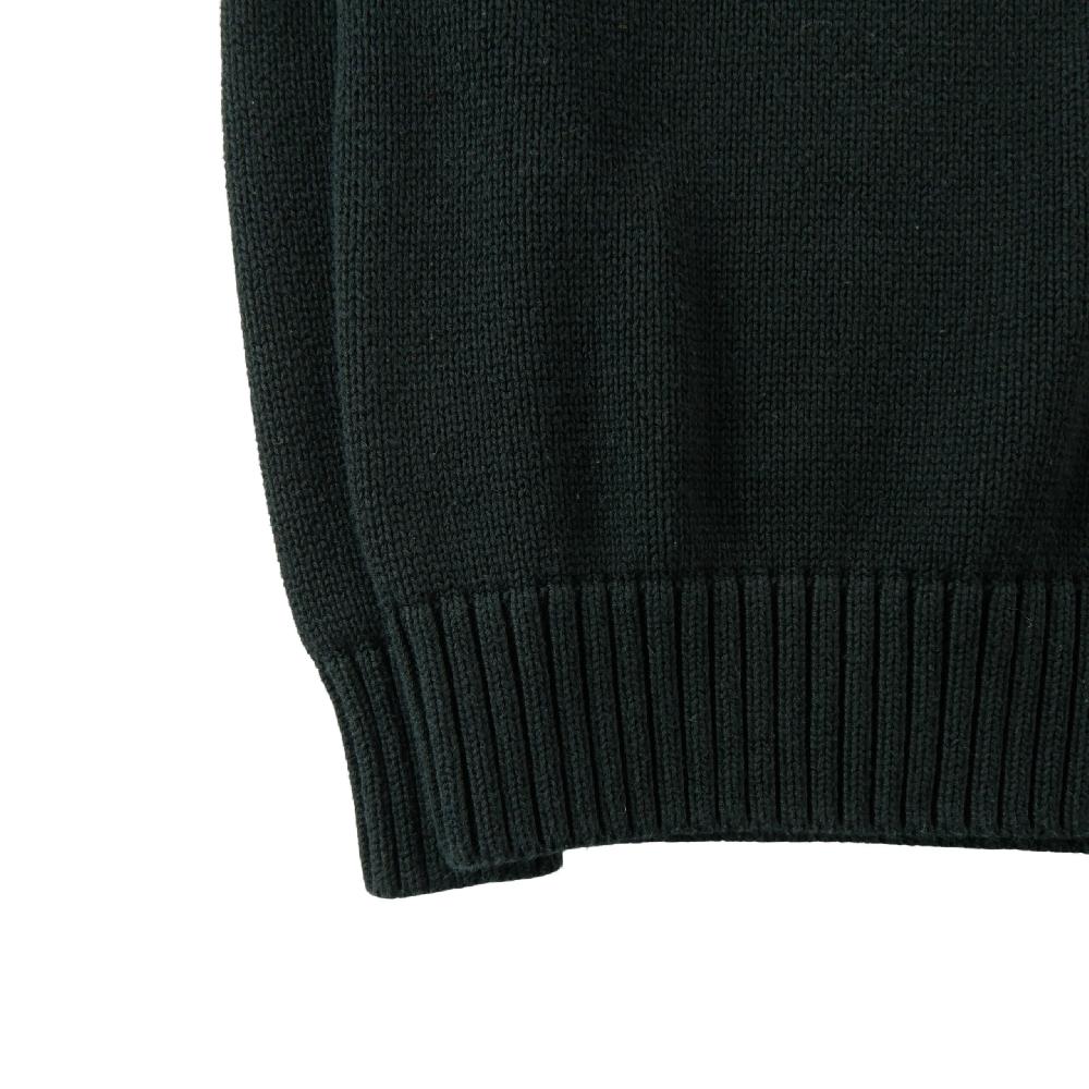 Sportswear - Polo Ralph Lauren Pull 1/4 zip Pony rouge brodé Col montant côtelé Garçon Taille 8 ans Noir #QWE7757 - photo 4