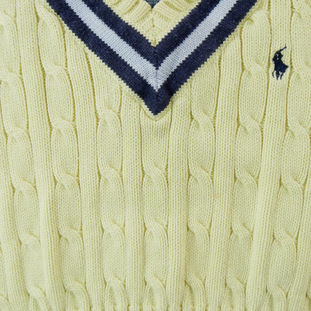 Sportswear - Polo Ralph Lauren Pull Cable-Knit Cricket Sweater Vest Maille torsadée Garçon Taille 2 ans #QWE7761 - photo 4