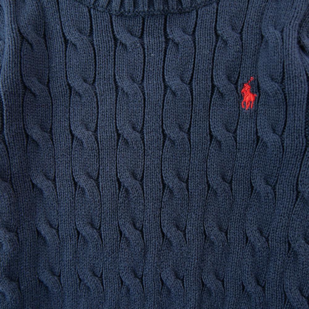 Sportswear - Polo Ralph Lauren Pull Cable-Knit Cotton Sweater Maille torsadée Garçon Taille 4 ans Marine #QWE7760 - photo 3