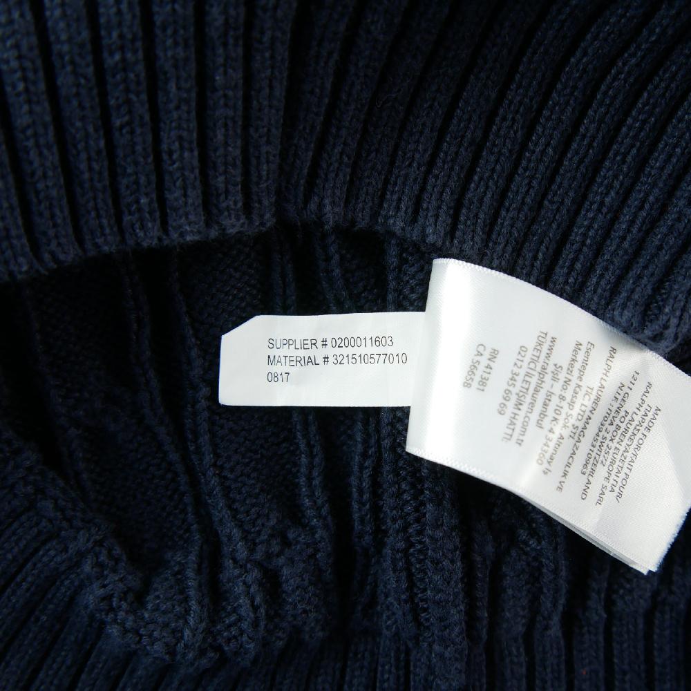 Sportswear - Polo Ralph Lauren Pull Cable-Knit Cotton Sweater Maille torsadée Garçon Taille 4 ans Marine #QWE7760 - photo 7