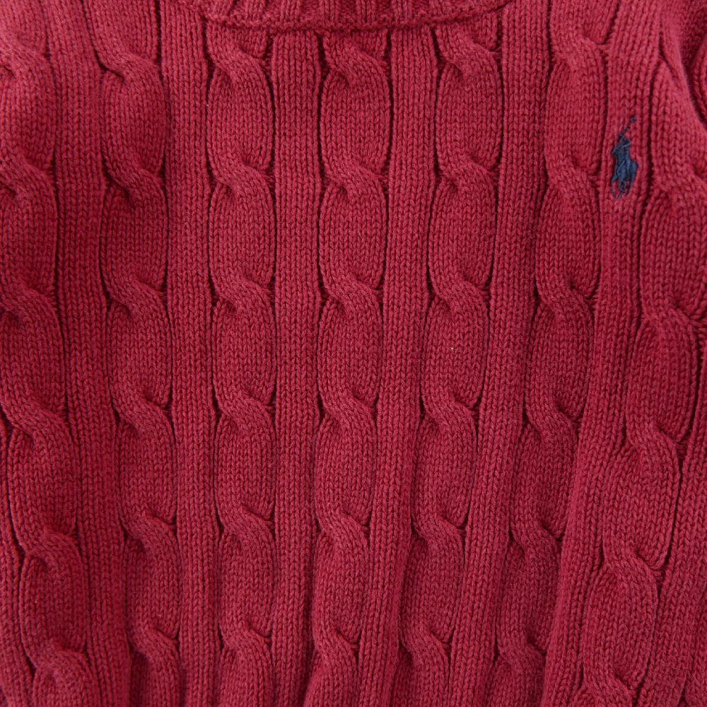 Sportswear - Polo Ralph Lauren Pull Maille torsadée Pony brodé 100% coton Col rond Garçon Taille 3 ans #QWE4296 - photo 4