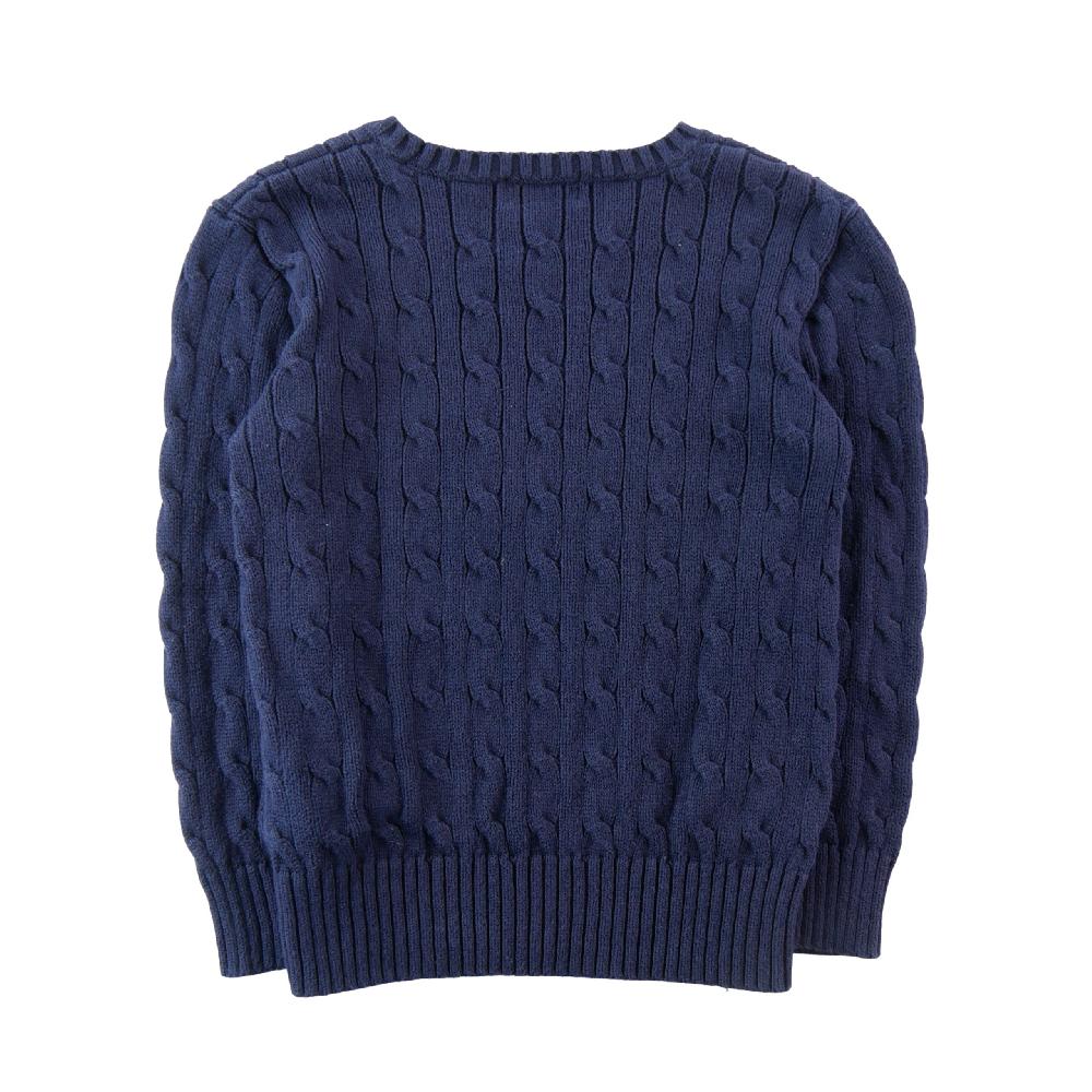 Sportswear - Polo Ralph Lauren Pull Cable-Knit Cotton Sweater Maille torsadée Garçon Taille 6 ans Marine #QWE7746 - photo 2