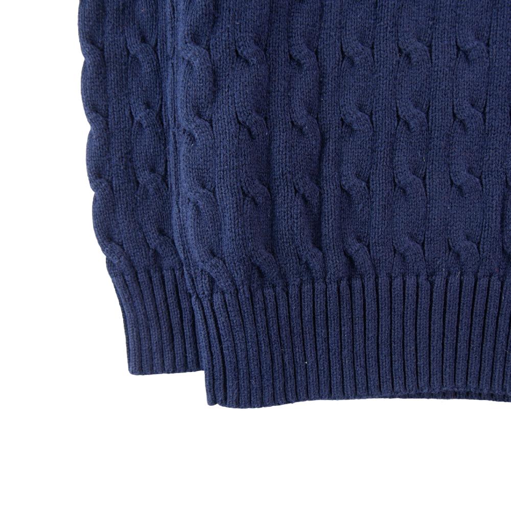 Sportswear - Polo Ralph Lauren Pull Cable-Knit Cotton Sweater Maille torsadée Garçon Taille 6 ans Marine #QWE7746 - photo 4