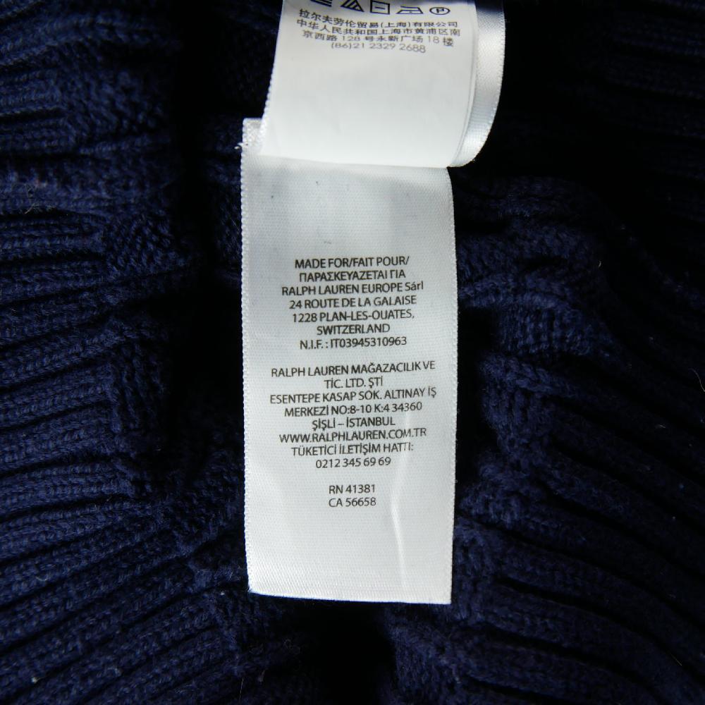 Sportswear - Polo Ralph Lauren Pull Cable-Knit Cotton Sweater Maille torsadée Garçon Taille 6 ans Marine #QWE7746 - photo 7